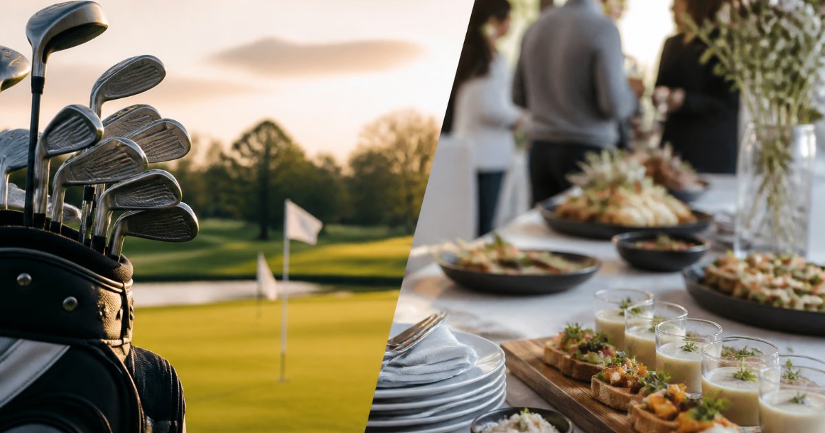 Hoeveel tijd plan je voor golf en catering?