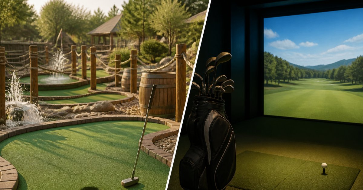 Minigolf of golfsimulator wat kies je voor je uitje